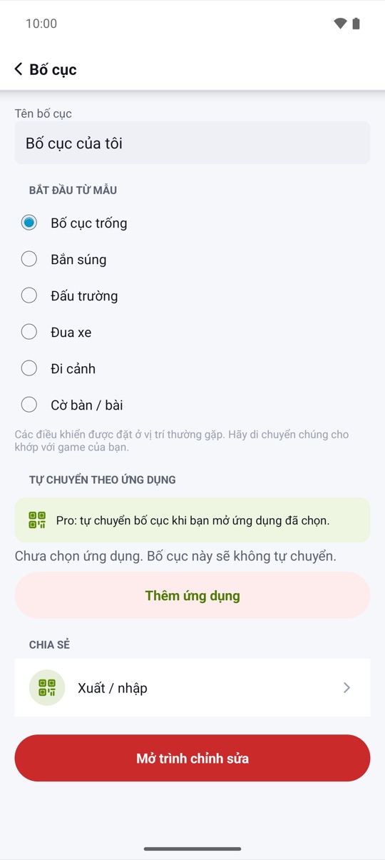 một bố cục.
